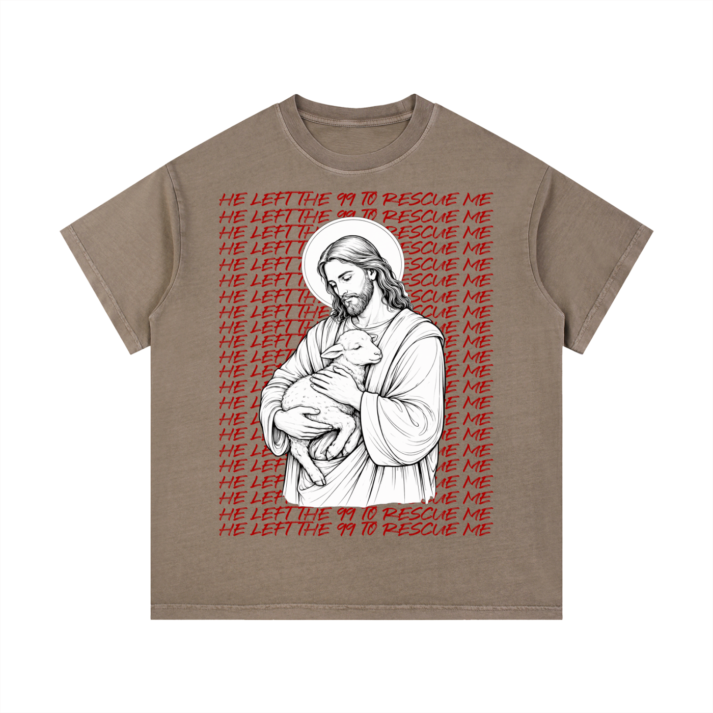 “He left the 99 to rescue me” Vintage Wash Cotton T-Shirt