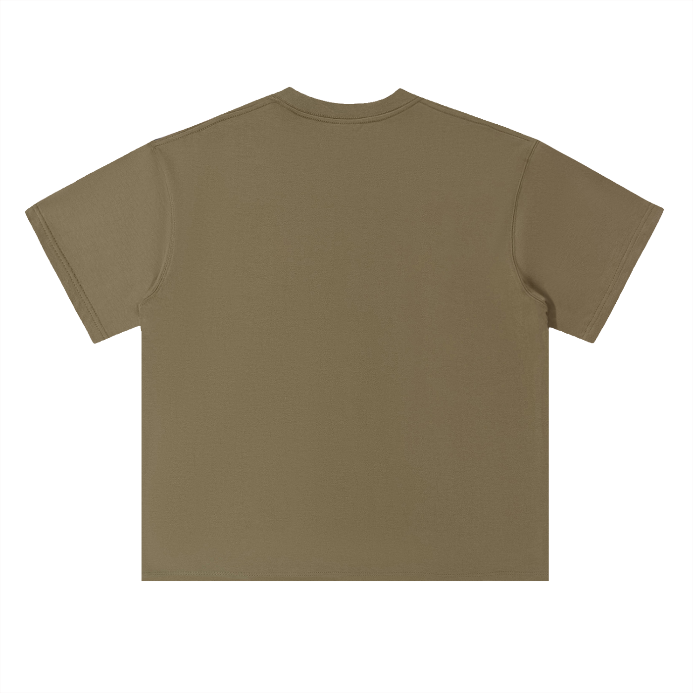 Heavyweight Drop Shoulder Logo Cotton T-Shirt
