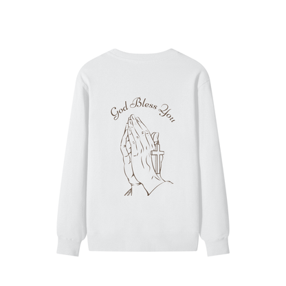God Bless You Classic Unisex Cotton Sweatshirt