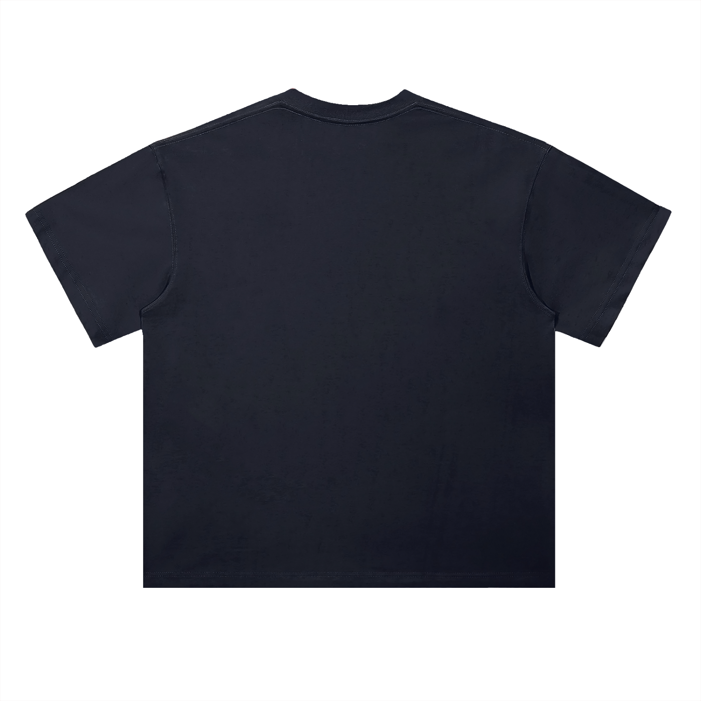 Heavyweight Drop Shoulder Logo Cotton T-Shirt