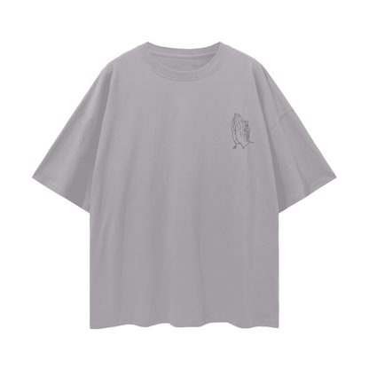 God Bless You Streetwear Loose Drop Shoulder T-Shirt