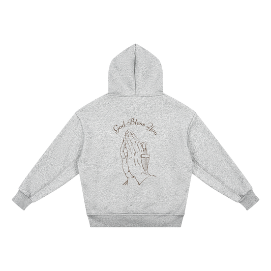 God Bless You Essential Kids' Fleece Hoodie