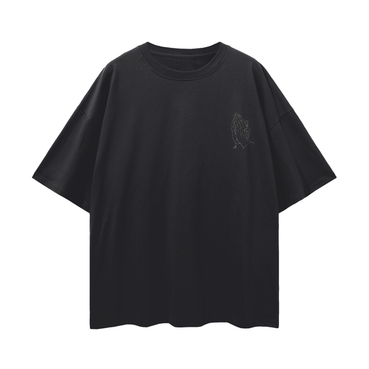 God Bless You Streetwear Loose Drop Shoulder T-Shirt