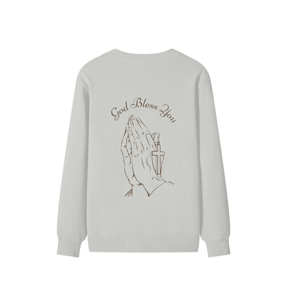 God Bless You Classic Unisex Cotton Sweatshirt