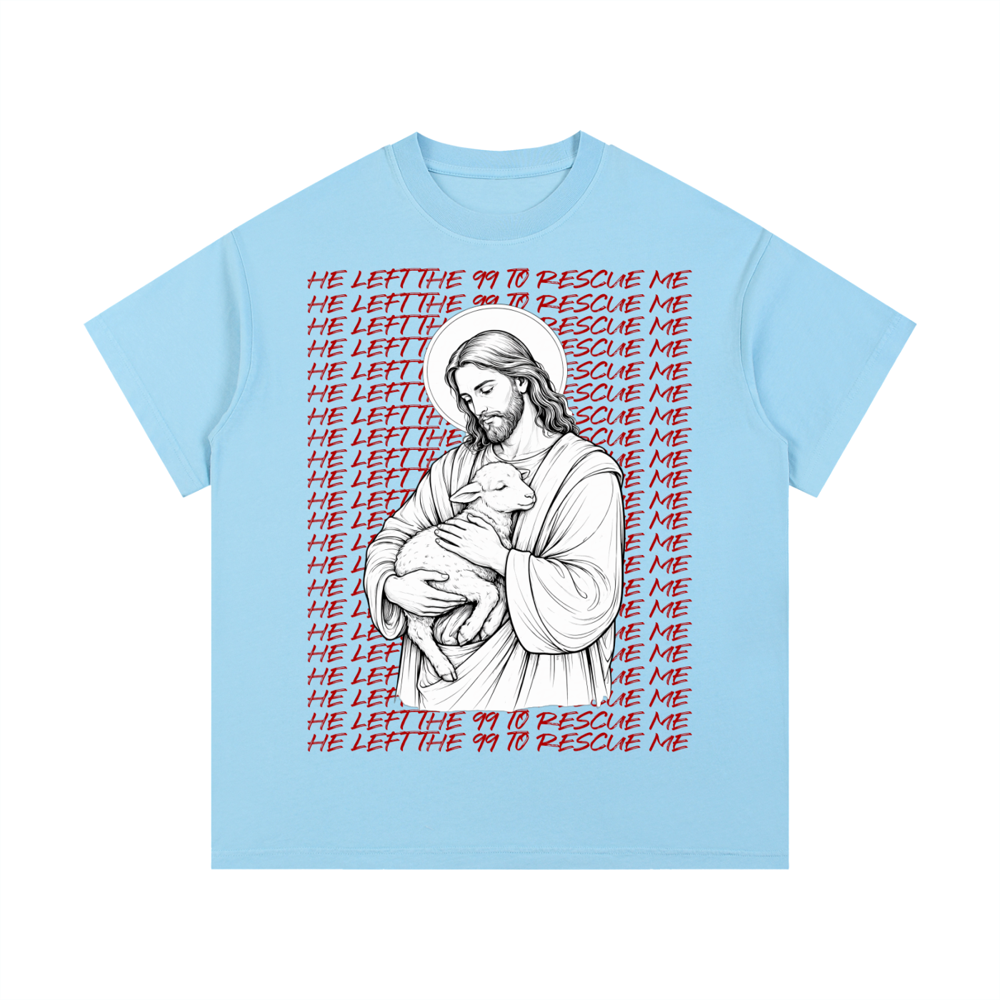 “He left the 99 to rescue me” Vintage Wash Cotton T-Shirt